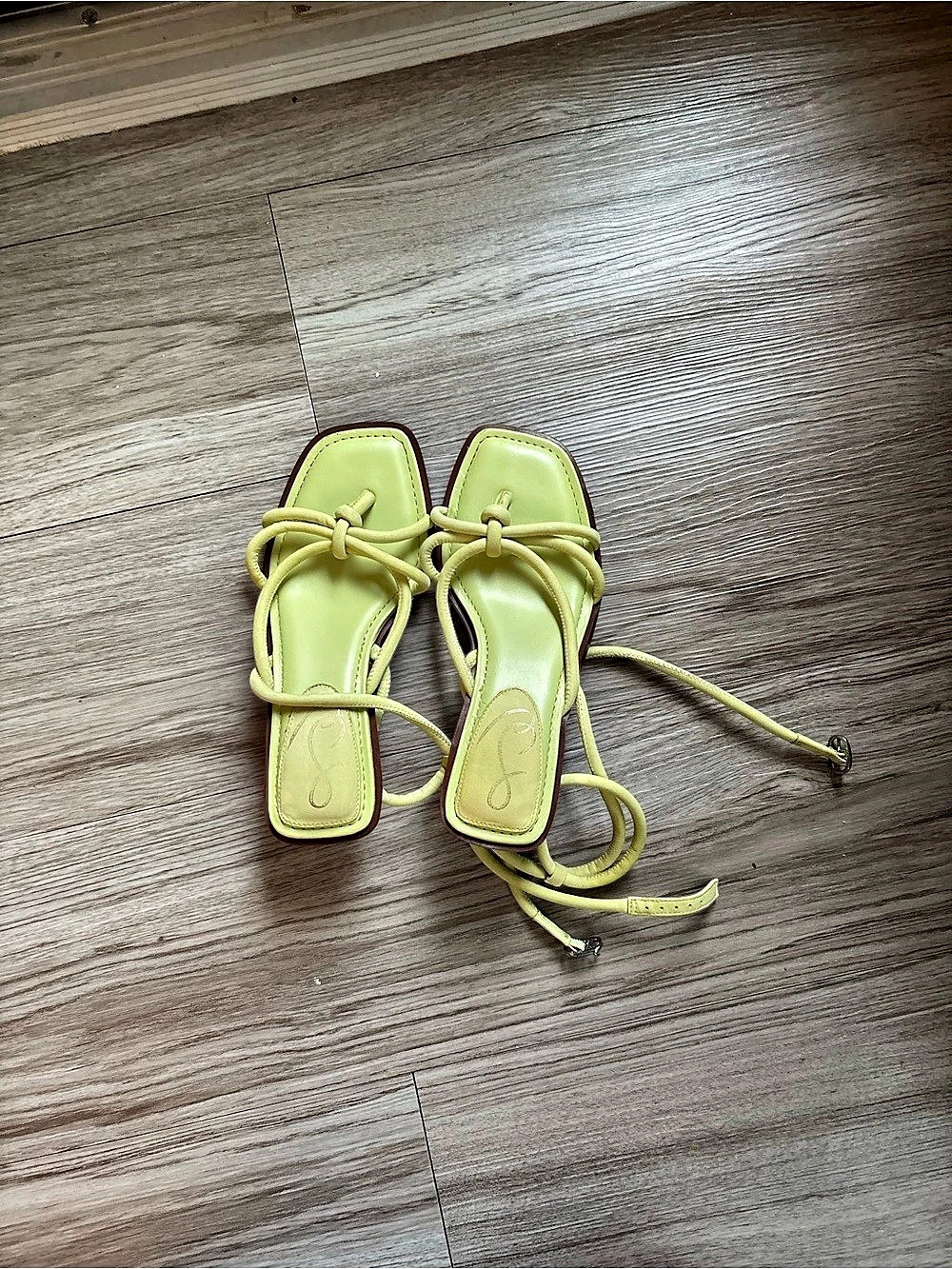 Sam Edelman Strappy Heeled Sandals in green